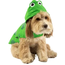 Frog Print Green Raincoat