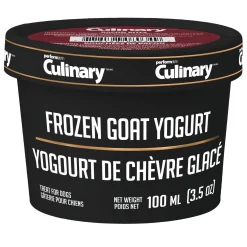 Frozen Goat Yogurt Bacon Bites Dog Treat