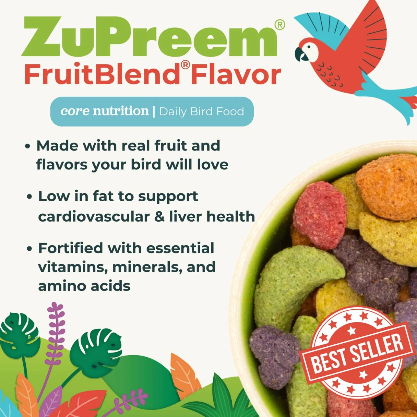 FruitBlend Flavour Medium Bird Food
