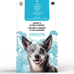 Functional Fungi Anxiety & Allergy Support Blueberry Dog Treats