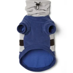 Funnel Neck Navy Sweater