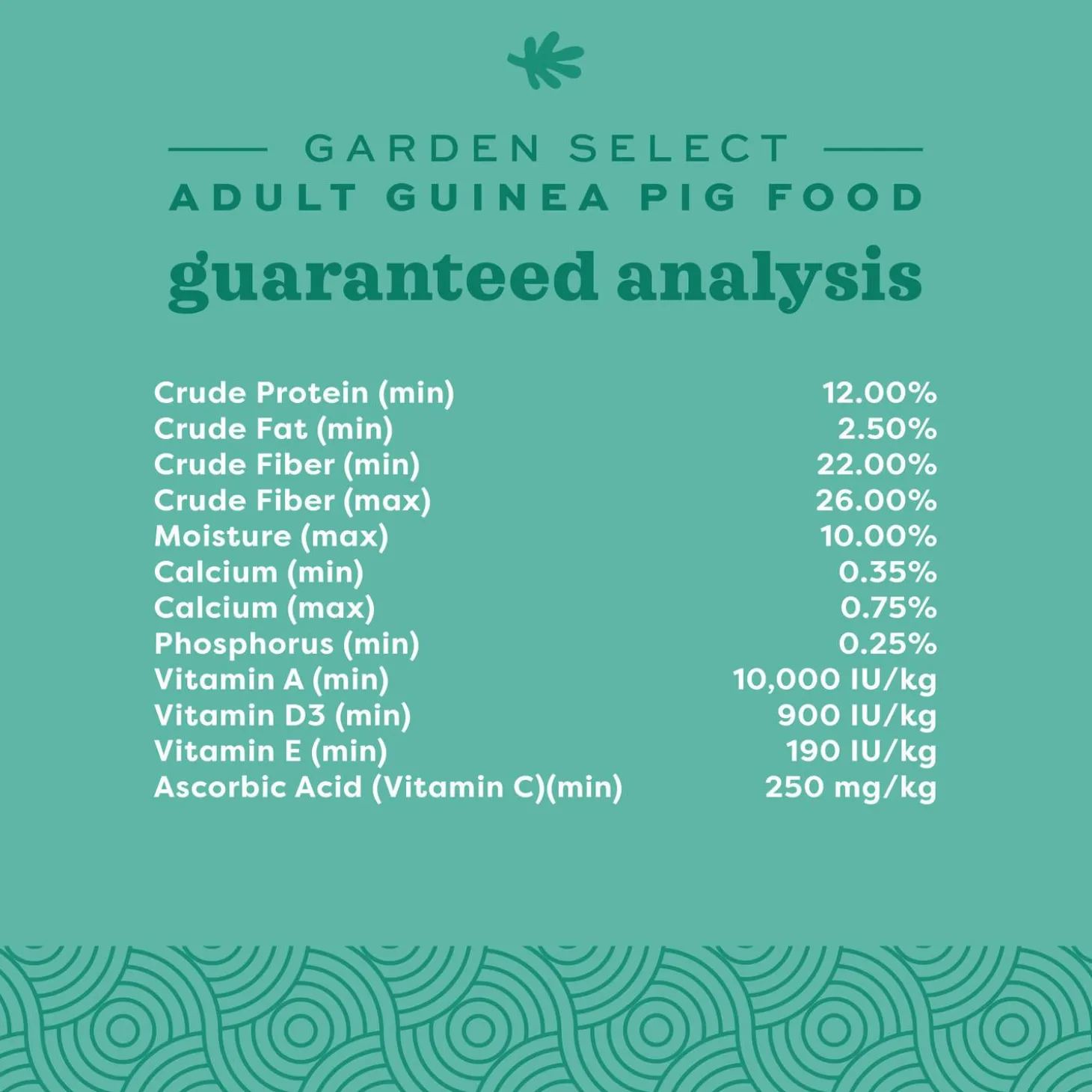 Garden Select Adult Guinea Pig Food