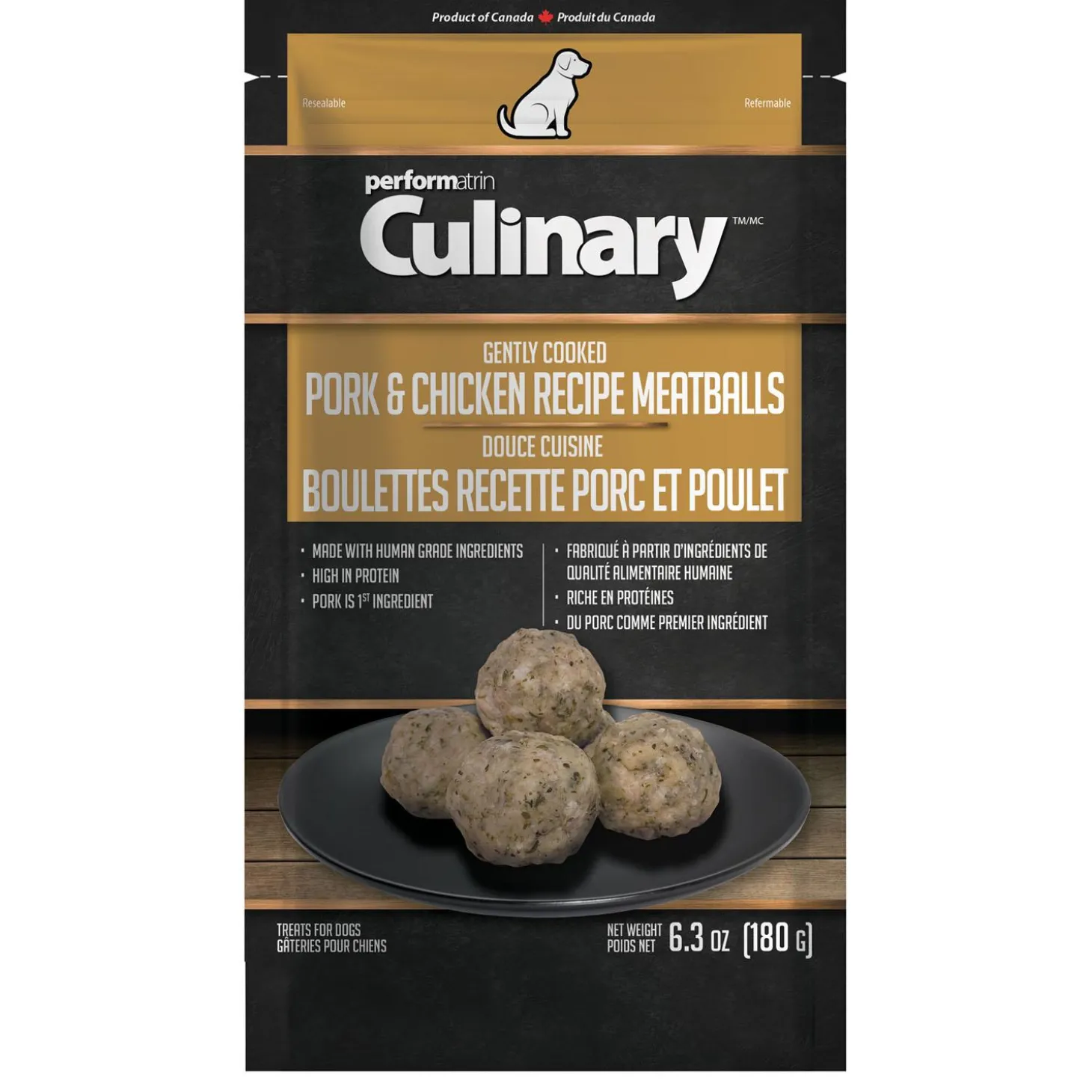 Gently Cooked Meatballs Pork & Chicken Dog Treats