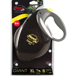 Giant XL Retractable Dog Leash 26ft Black
