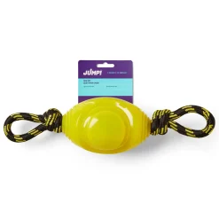 Glow Ball with Rope Dog Toy