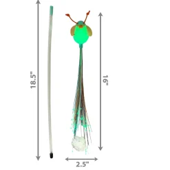 Glow Firefly Teaser Cat Toy