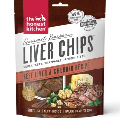 Gourmet Barbecue Liver Chips Beef Liver & Cheddar Recipe Dog Treats