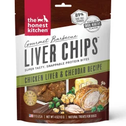 Gourmet Barbecue Liver Chips Chicken Liver & Cheddar Recipe Dog Treats