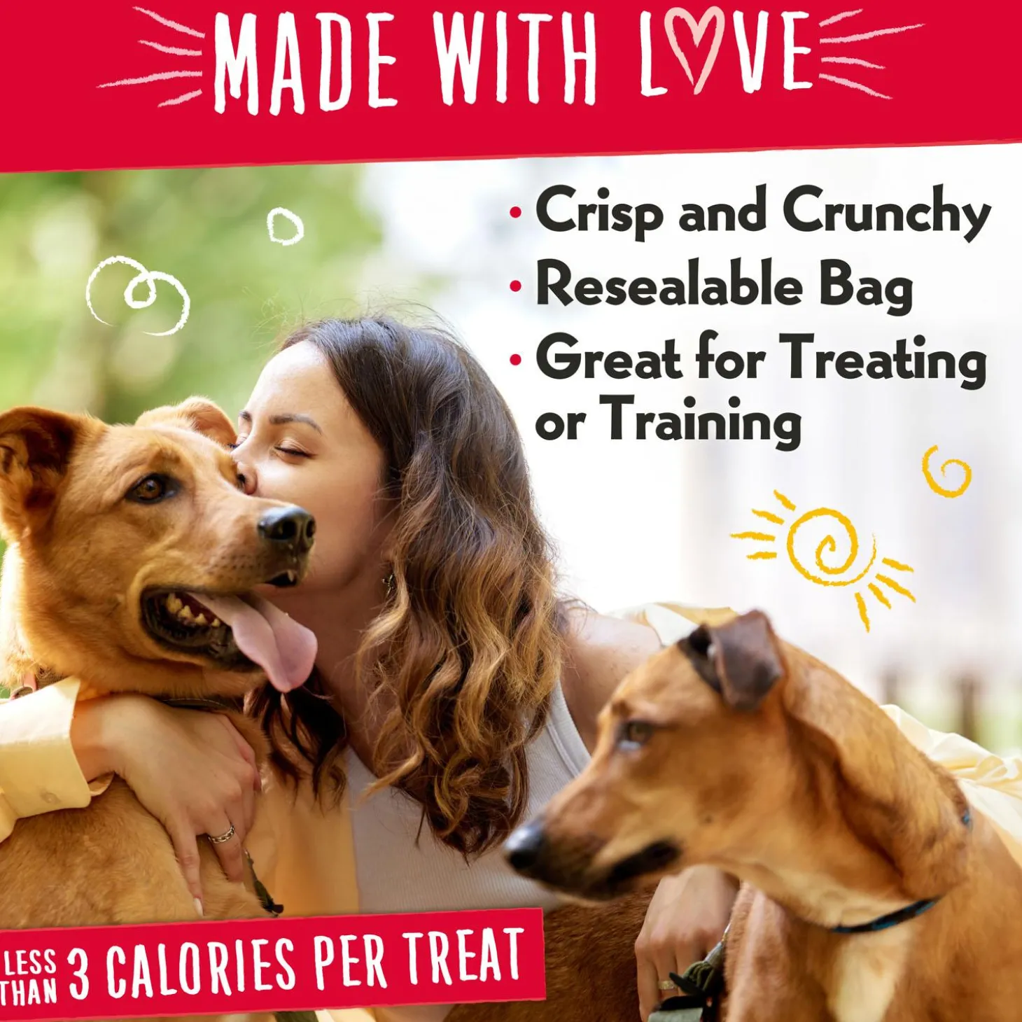 Grain Free Crunch Bacon & Blueberry Flavour Dog Treats