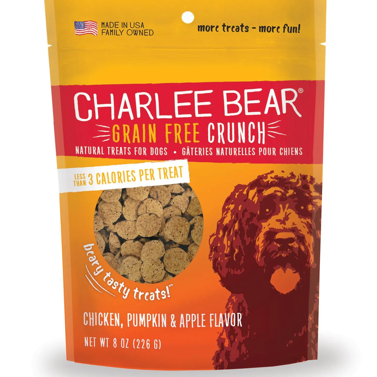 Grain Free Crunch Chicken, Pumpkin & Apple Flavour Dog Treats