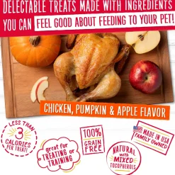 Grain Free Crunch Chicken, Pumpkin & Apple Flavour Dog Treats