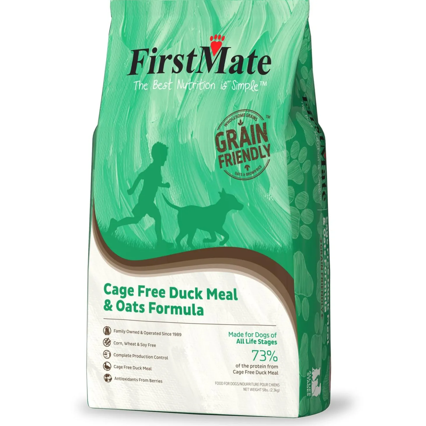 Grain Friendly Cage-Free Duck & Oats Formula Dog Food