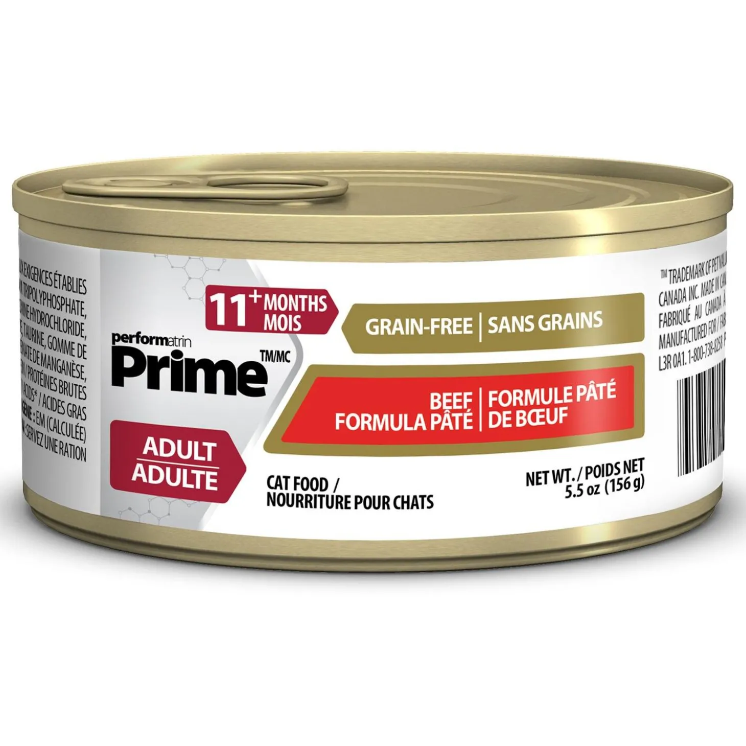 Grain-Free Beef Formula Pate Adult Cat Food