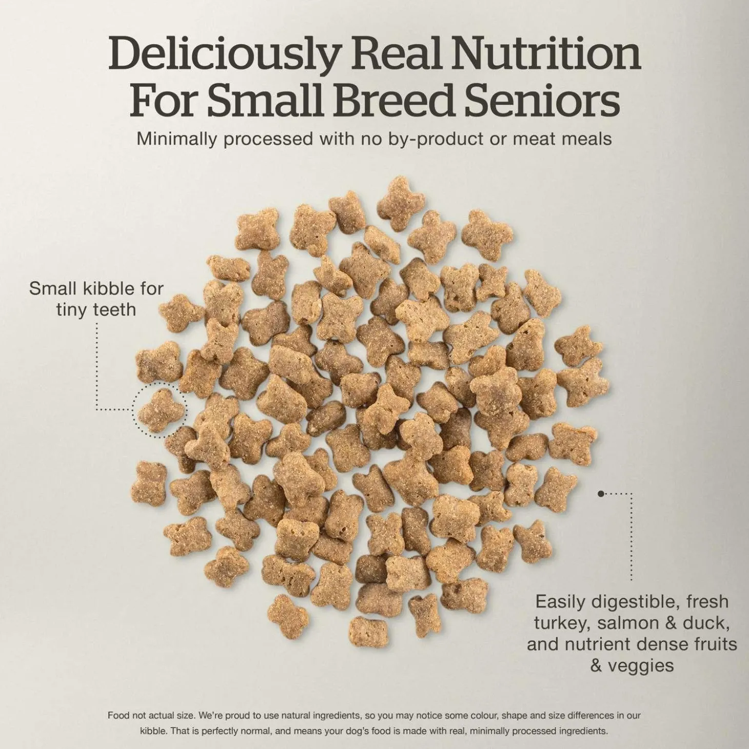 Grain-Free Turkey, Salmon & Duck Recipe Small Breed Senior Dog Food