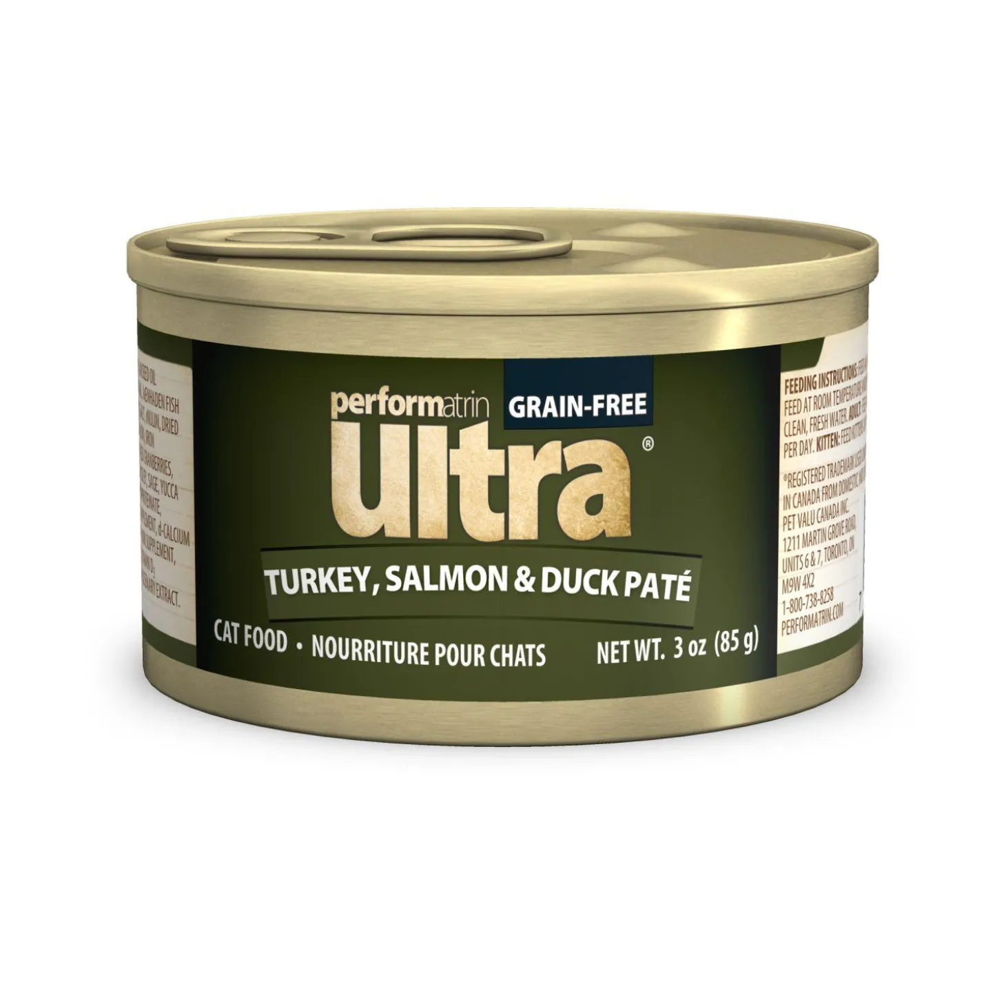 Grain-Free Turkey, Salmon & Duck Pate Cat Food