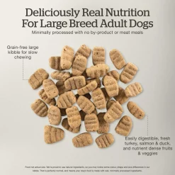 Grain-Free Turkey, Salmon & Duck Recipe Large Breed Adult Dog Food