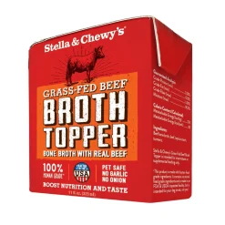 Grass-Fed Beef Broth Dog Food Topper
