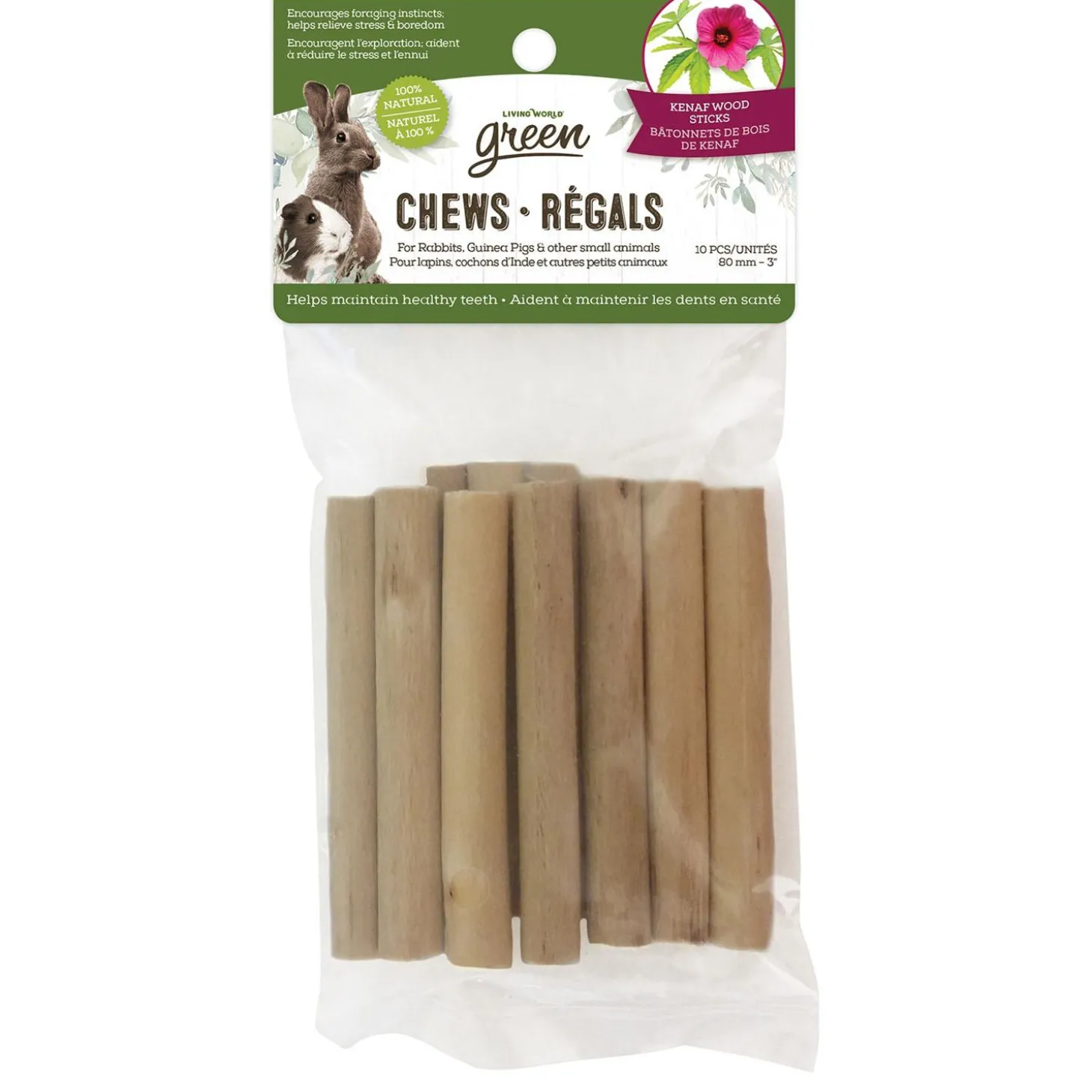 Green Knaf Wood Sticks Small Animal Chews