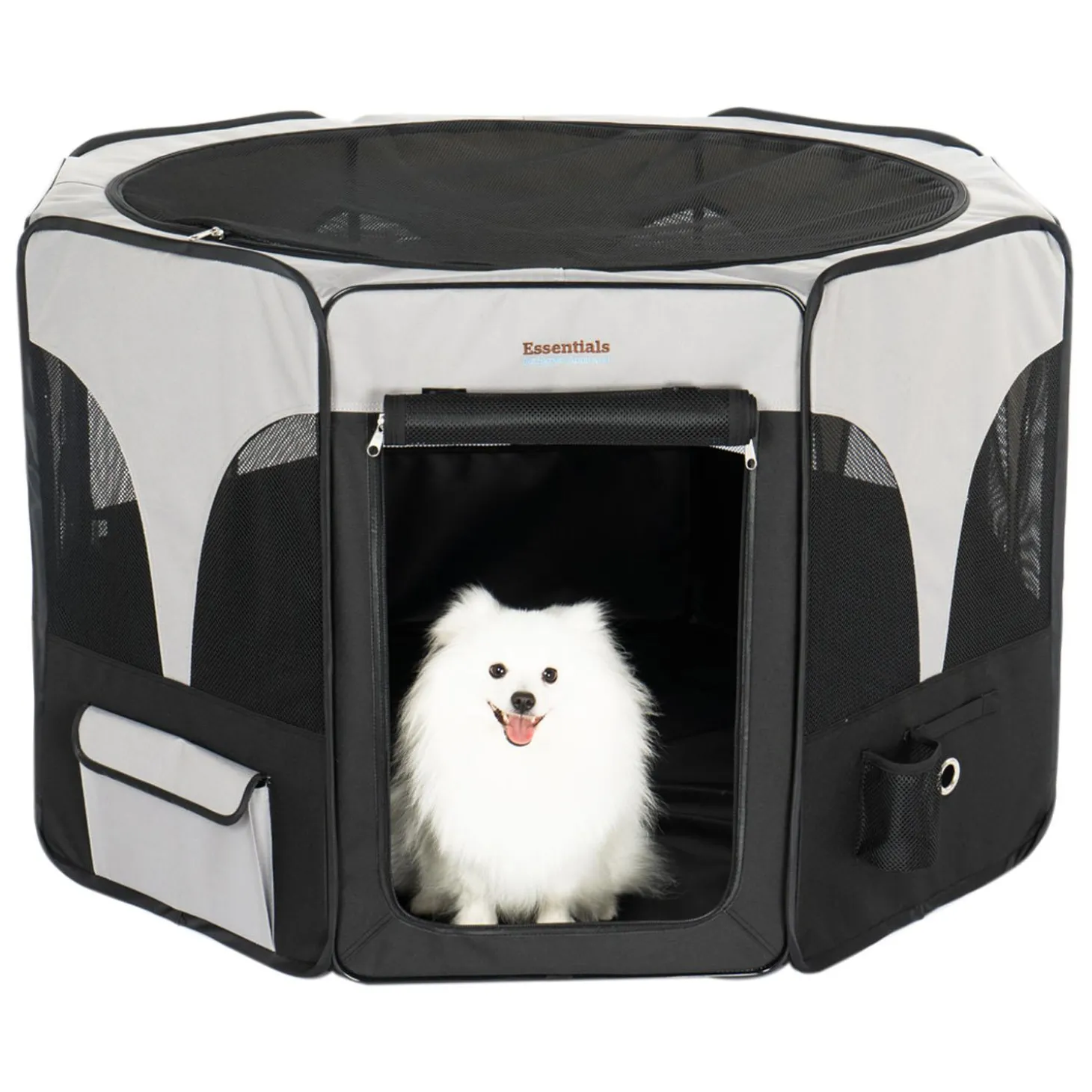 Grey & Black Playpen