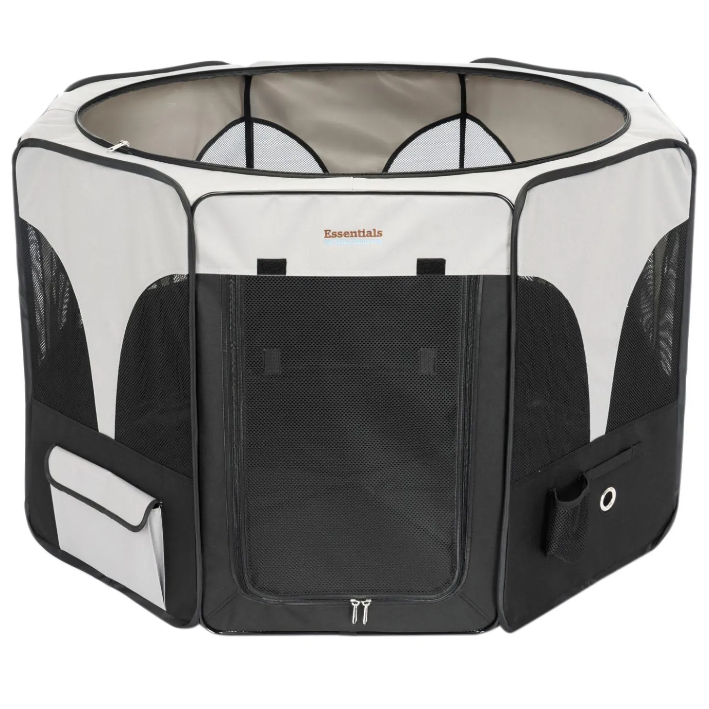 Grey & Black Playpen