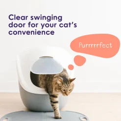 Grey Litter Box Hood