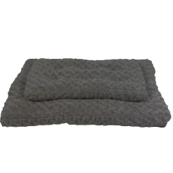 Grey Plush Crate Mat