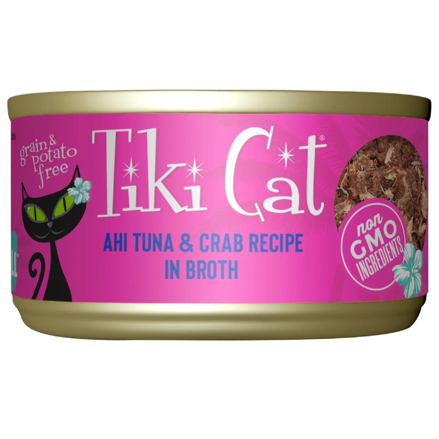 Grill Ahi Tuna & Crab Recipe in Broth Cat Food