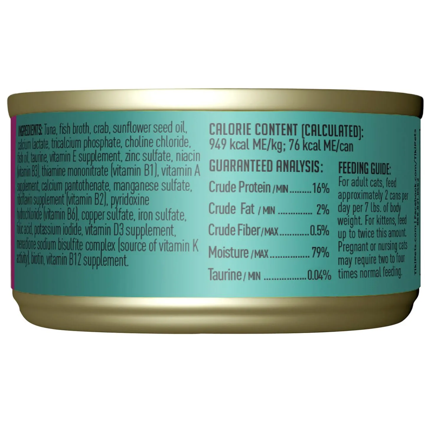 Grill Ahi Tuna & Crab Recipe in Broth Cat Food