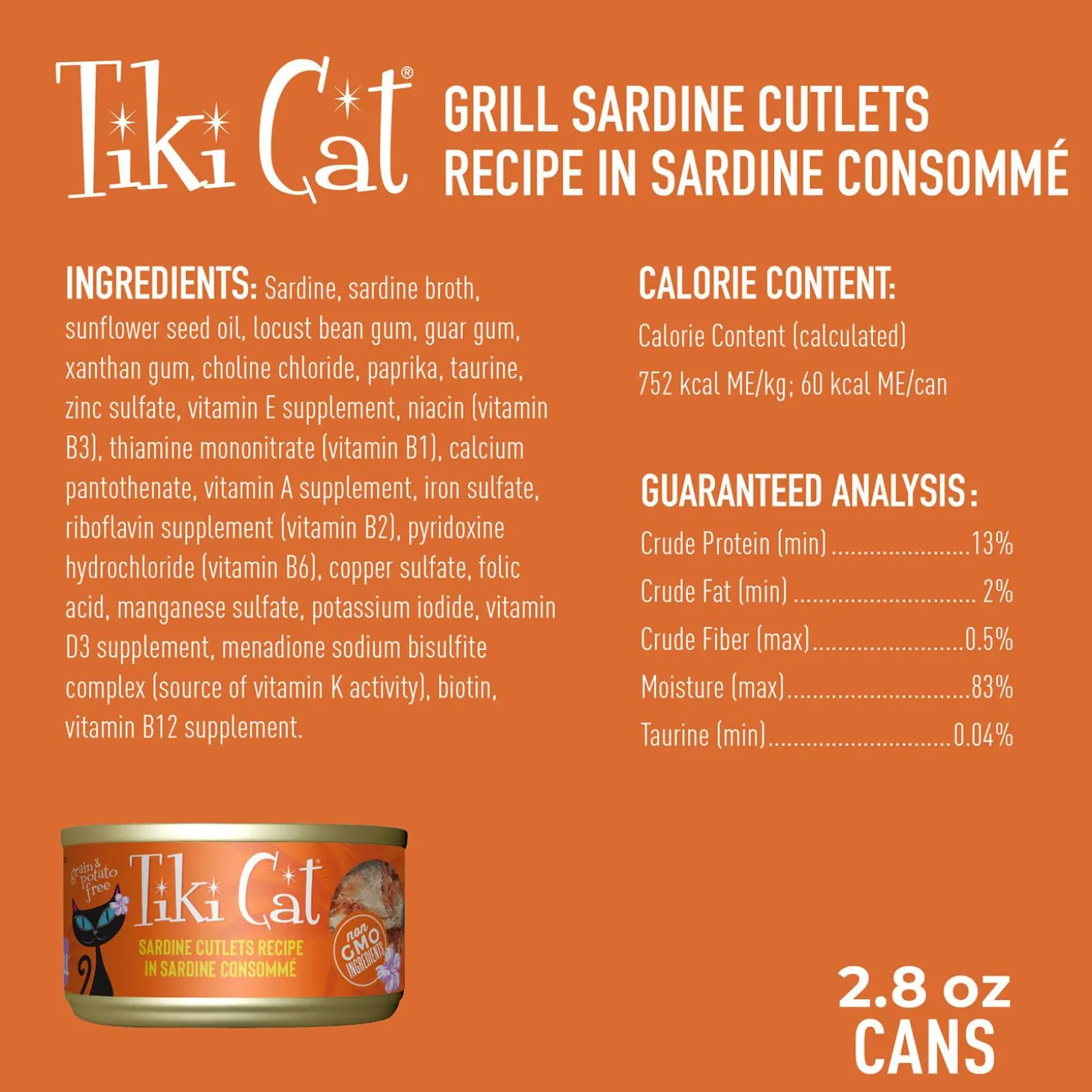 Grill Sardine Cutlets Recipe in Sardine Consomme Cat Food