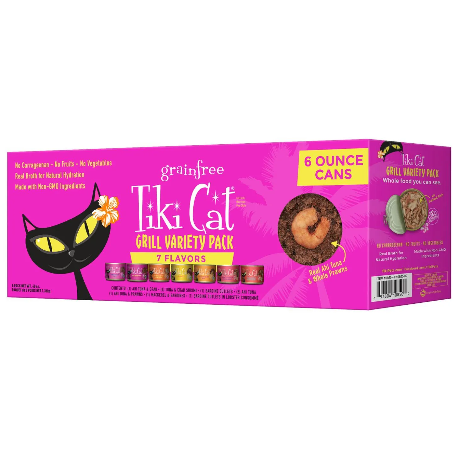 Grill Variety Pack 6oz Cans Cat Food