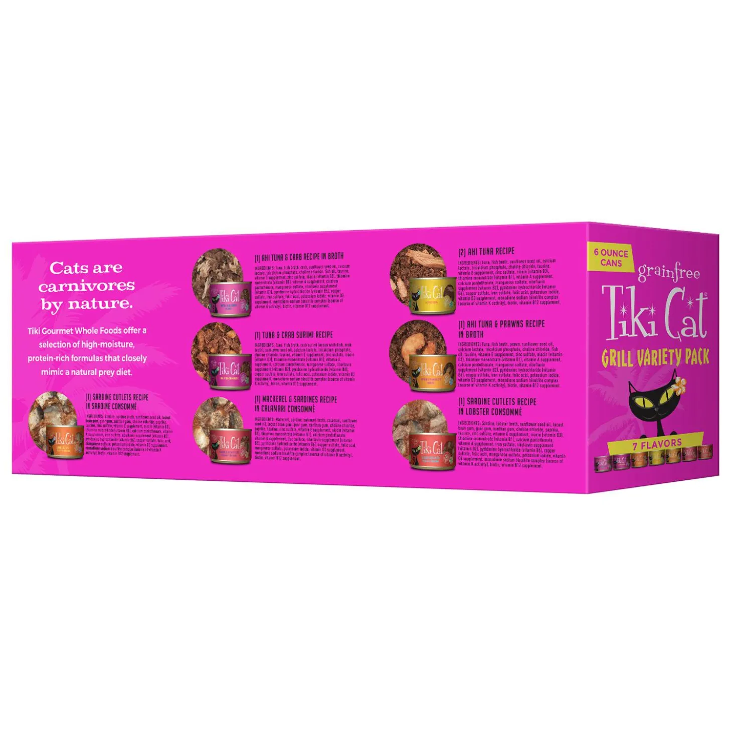 Grill Variety Pack 6oz Cans Cat Food