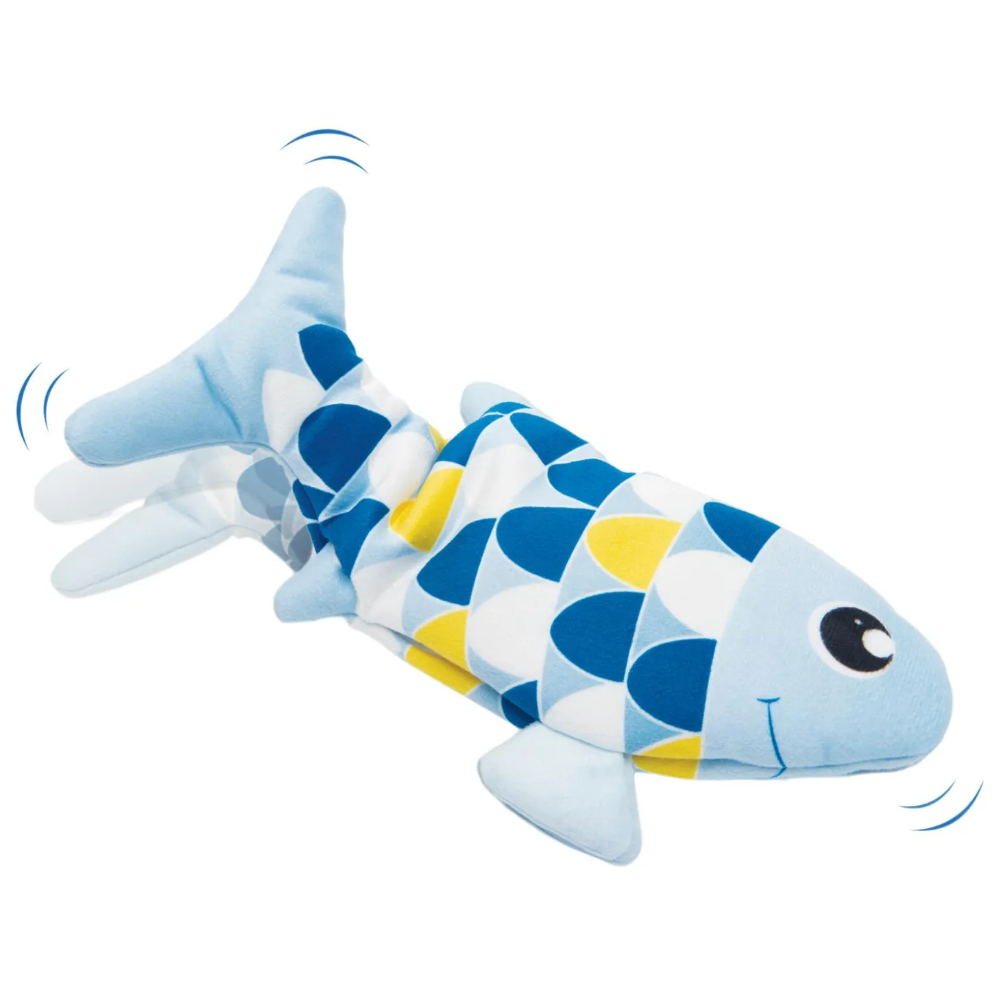 Groovy Fish Blue Cat Toy