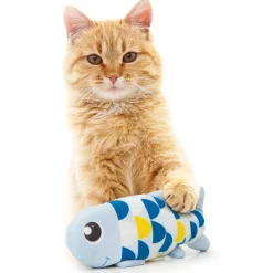 Groovy Fish Blue Cat Toy
