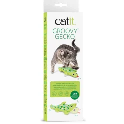 Groovy Gecko Green Cat Toy