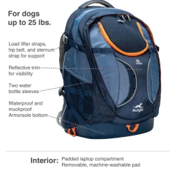 G-Train Carrier Navy Blue Backpack