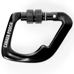 Hands-Free Dog Walking Black Carabiner