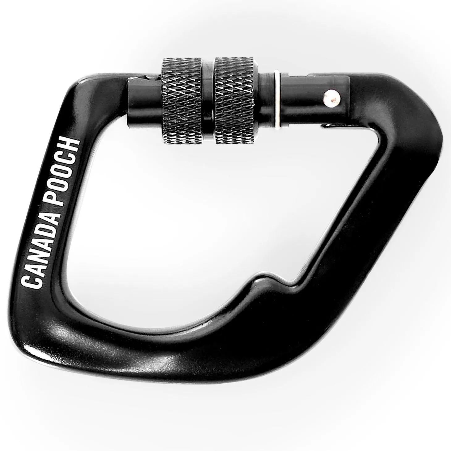 Hands-Free Dog Walking Black Carabiner