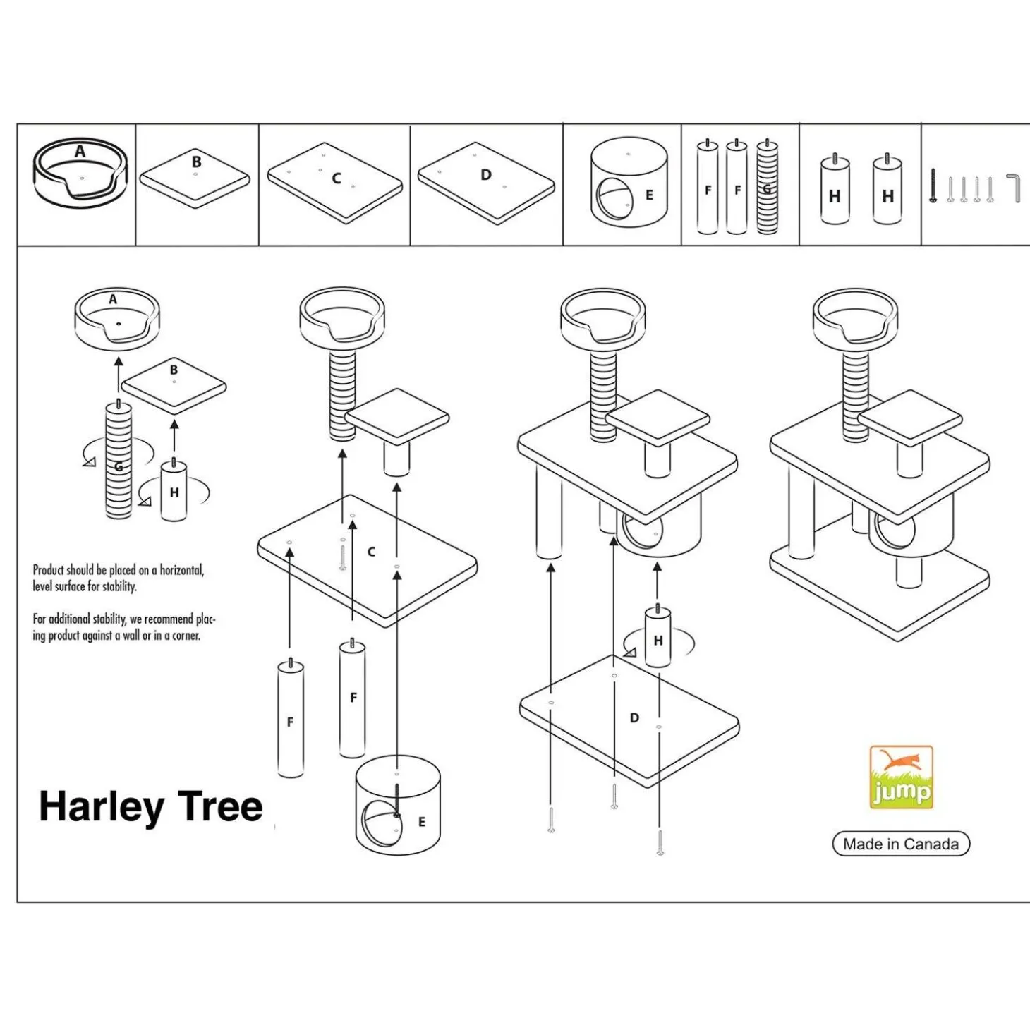 Harley Cat Tree Condo