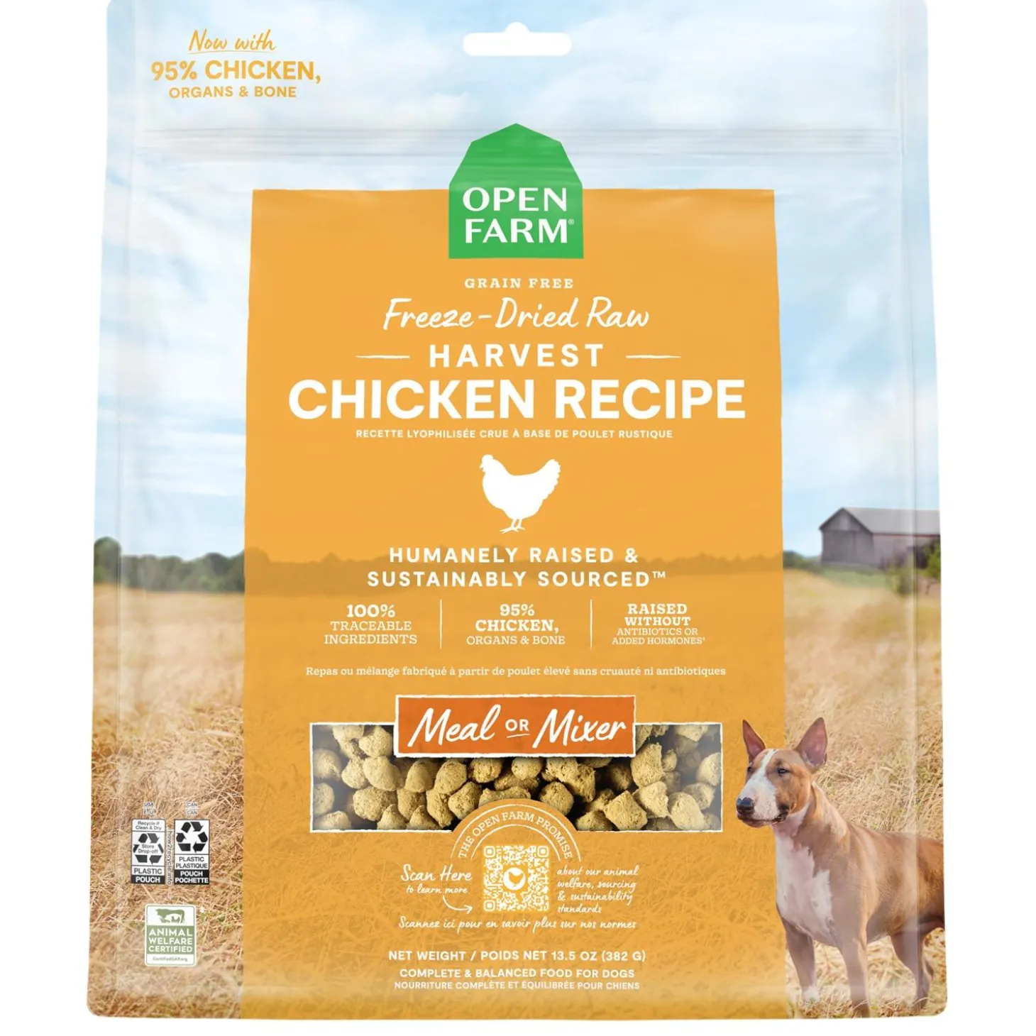 Harvest Chicken Recipe Freeze Dried Raw Dog Food
