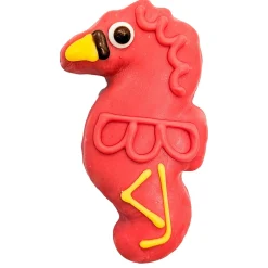 Hawaiian Flamingo Tree Dog Cookie