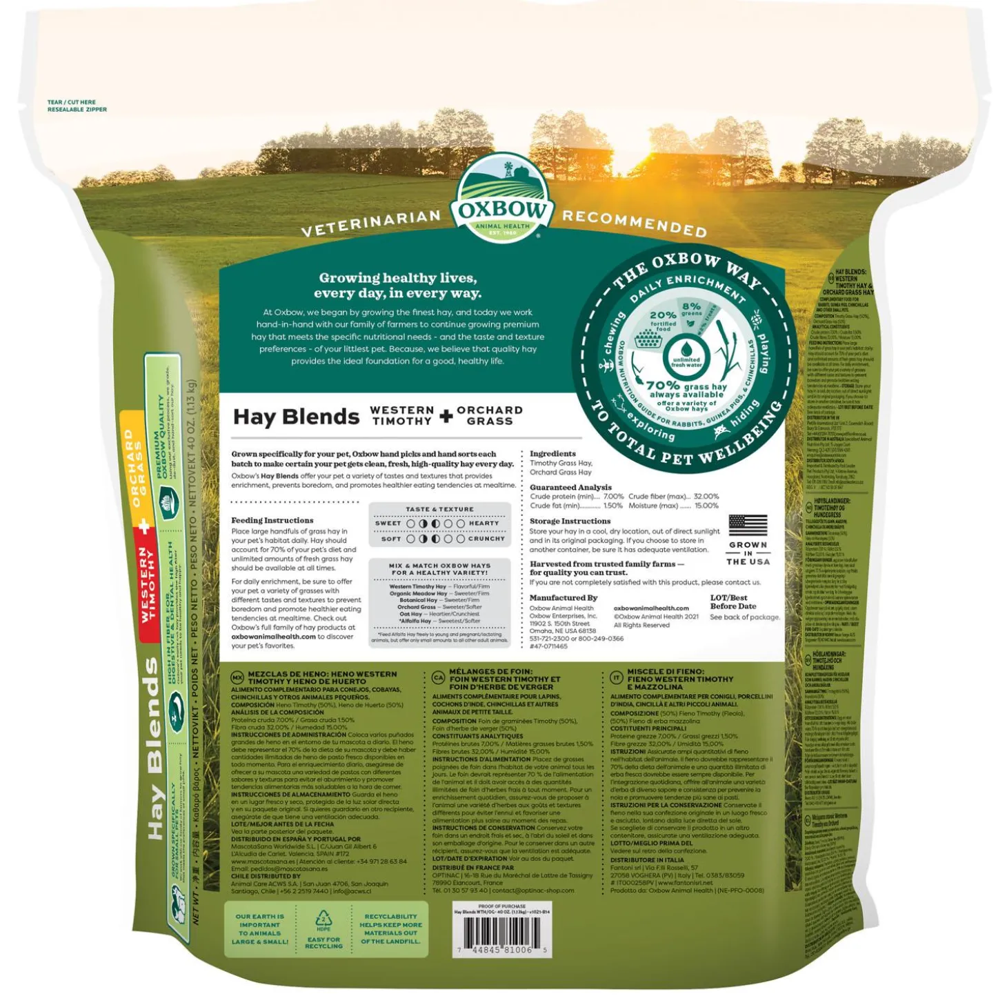 Hay Blends Western Timothy & Orchard Grass