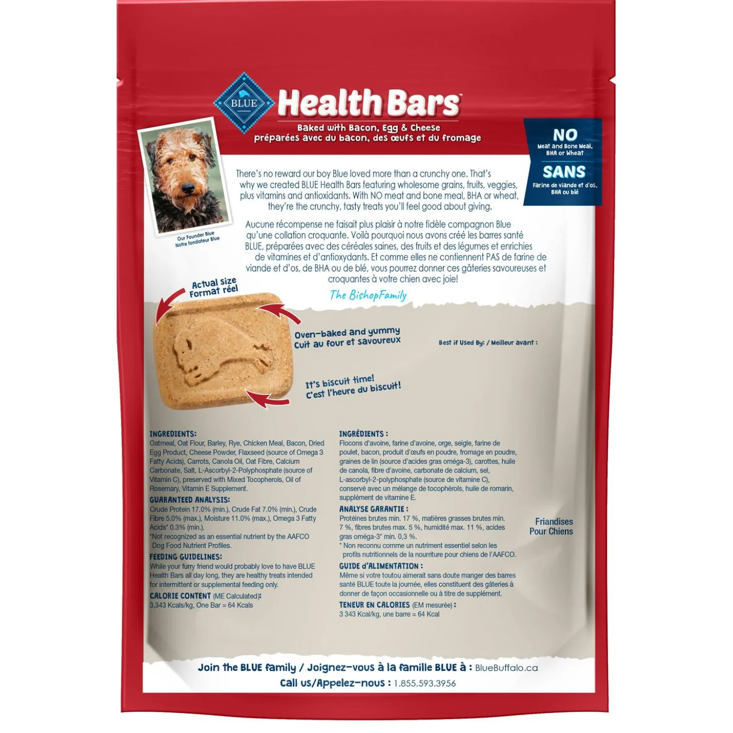 Health Bars Bacon, Egg & Cheese Original Dog Treats