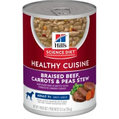 Healthy Cuisine Braised Beef, Carrots & Peas Stew Adult 7+ Dog Food