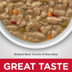 Healthy Cuisine Braised Beef, Carrots & Peas Stew Adult Dog Food