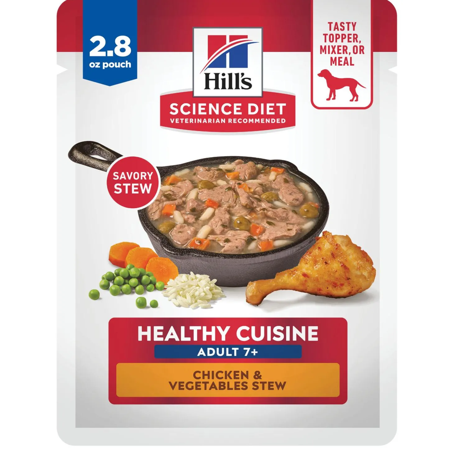 Healthy Cuisine Chicken & Vegetables Stew Adult 7+ Dog Food