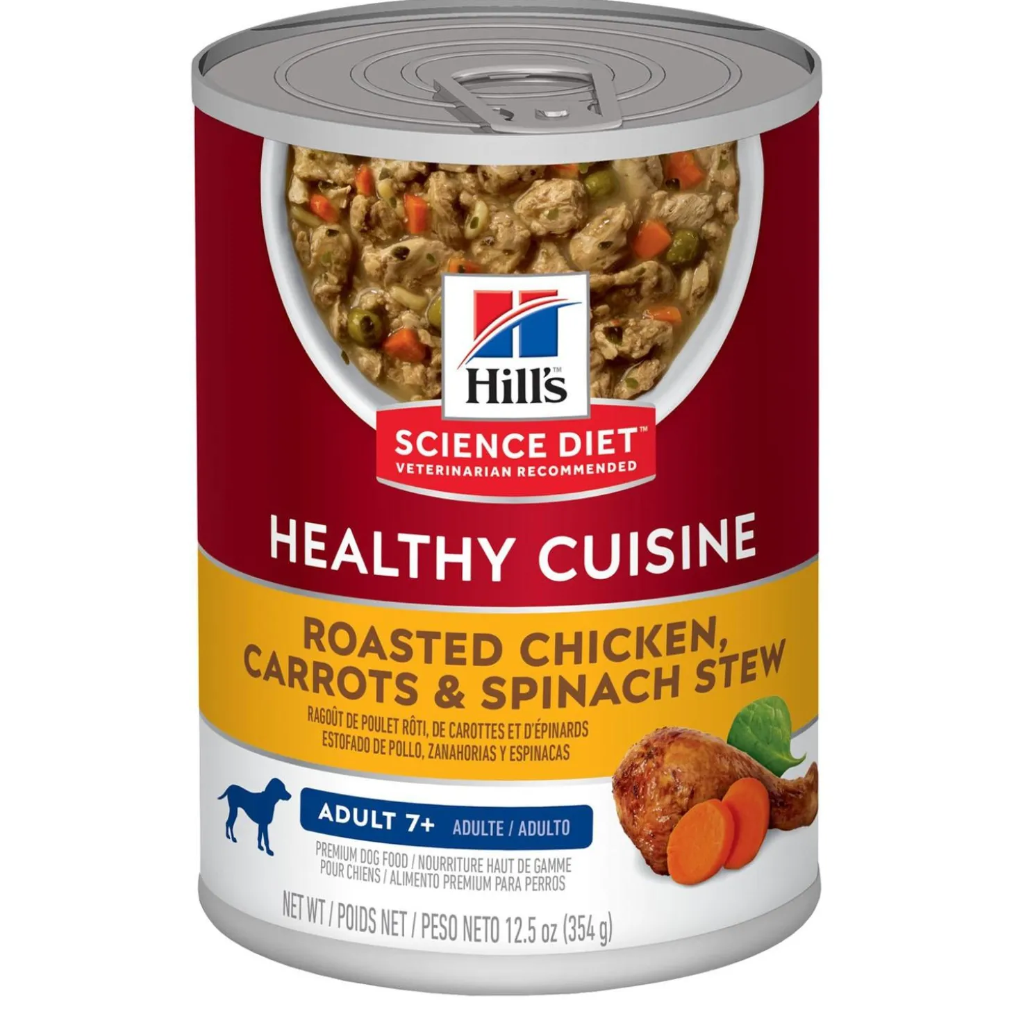 Healthy Cuisine Roasted Chicken Carrots, & Spinach Stew Adult 7+ Dog Food