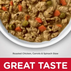 Healthy Cuisine Roasted Chicken Carrots, & Spinach Stew Adult 7+ Dog Food