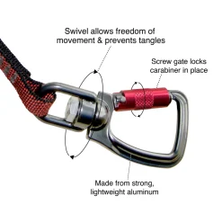 Heavy Duty Swivel Seatbelt Tether for Dogs