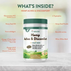 Hemp Aches & Discomfort Soft Dog Chews
