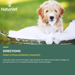 Hemp Hypoallergenic Shampoo for Dogs - Oat & Aloe
